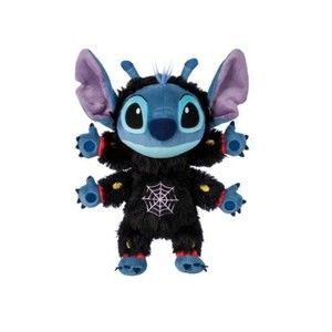 Disney Parks Stitch Experiment 626 Black Spider Halloween Plush Toy - New